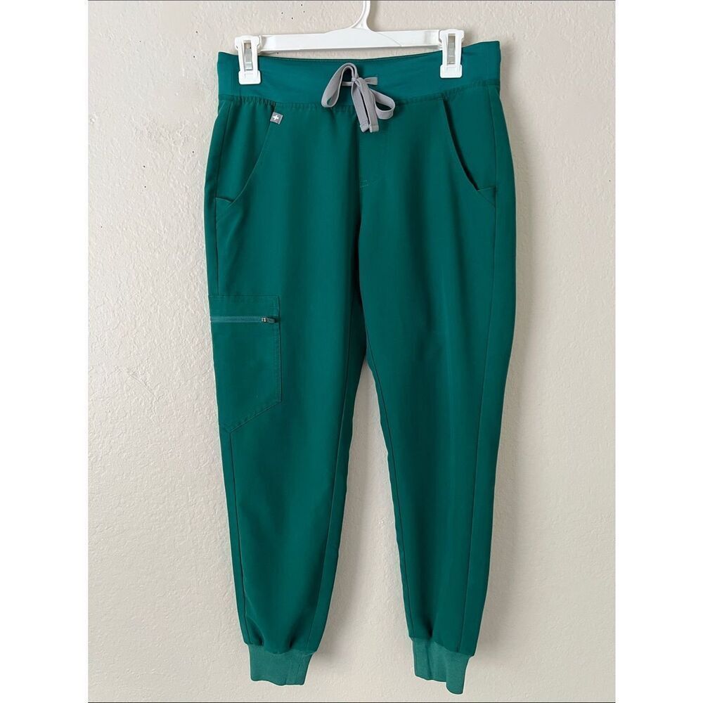 EUC FIGS Limited Edition Forest Green Zamora Jogger Pants in Size XS/P